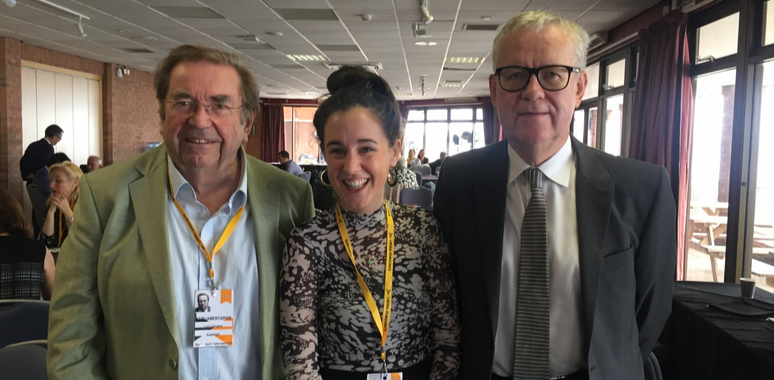 Lord Chidgey and Lord Newby at the Liberal Democrats Party Conference